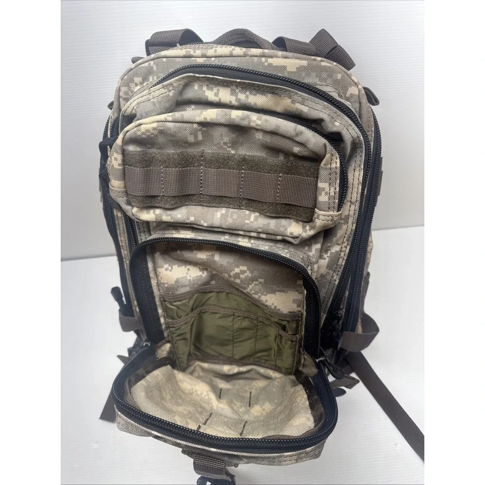 Tactical Army ACU Digital Camo Backpack MOLLE Rucksack Hiking Bug Out Bag